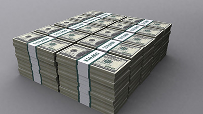 $1 Million Dollars (1 Million USD) in physical cash